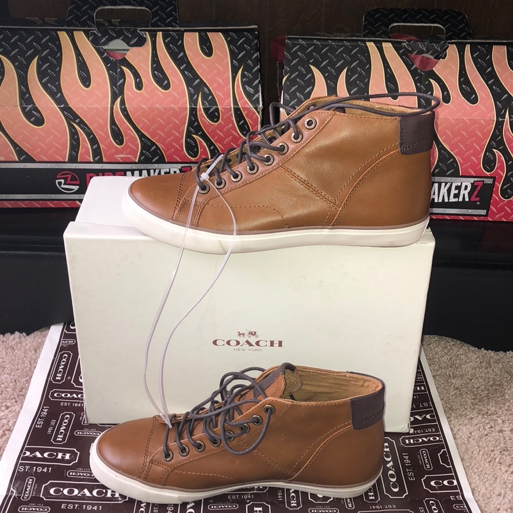 Hold for Reposh:  COACH Pete Soft Port Shoes for Gentlemen “Reposh” - Picture 5 of 8